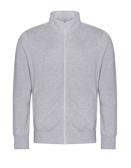 Campus Full Zip Sweat in Heather Grey, Größe XXL
