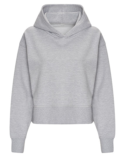 Women's Relaxed Hoodie in Heather Grey, Größe XXL