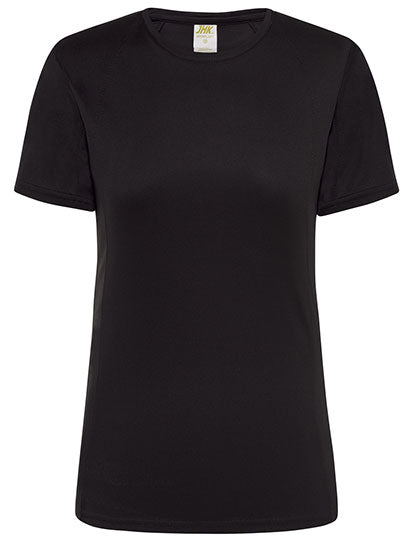 Ladies´ Sport T-Shirt in Black, Größe XXL