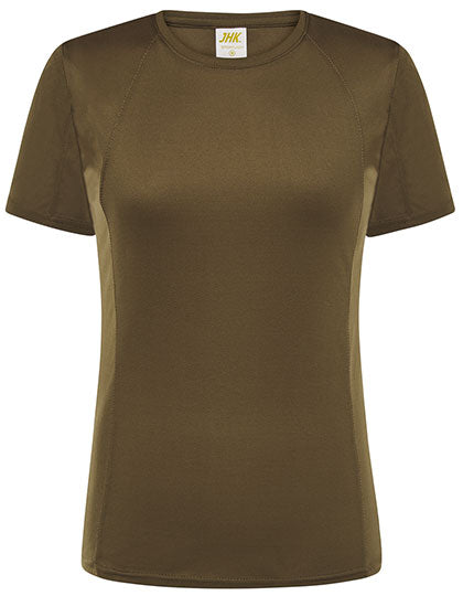 Ladies´ Sport T-Shirt in Khaki, Größe XXL
