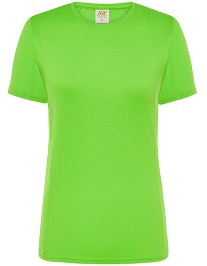 Ladies´ Sport T-Shirt in Lime Fluor, Größe XXL