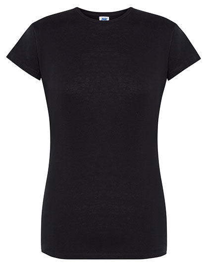 Ladies´ Regular Premium T-Shirt in Black, Größe XXL