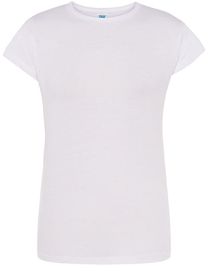 Ladies´ Regular Premium T-Shirt in White, Größe XXL