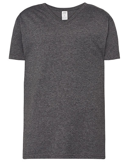 Urban V-Neck in Charcoal Heather, Größe XXL