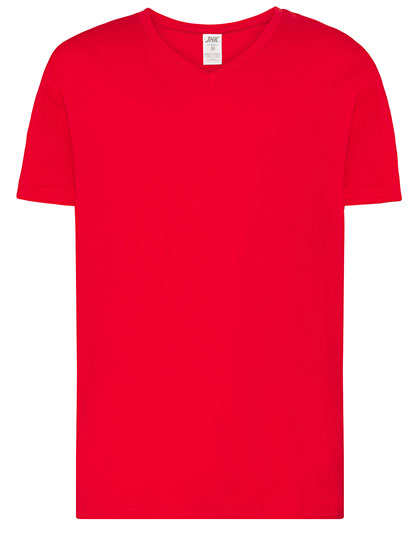 Urban V-Neck in Red, Größe XXL