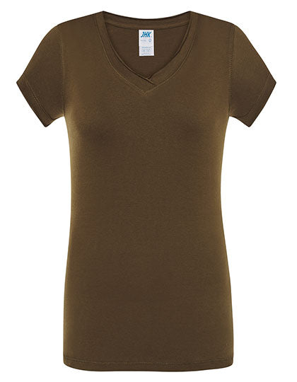 Ladies´ V-Neck Sicilia in Khaki, Größe XL