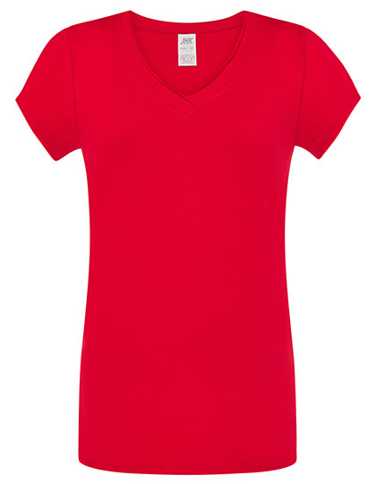 Ladies´ V-Neck Sicilia in Red, Größe XL