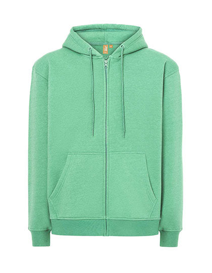 Unisex Hooded Full Zip Sweat Fuji in Eucalyptus, Größe 3XL