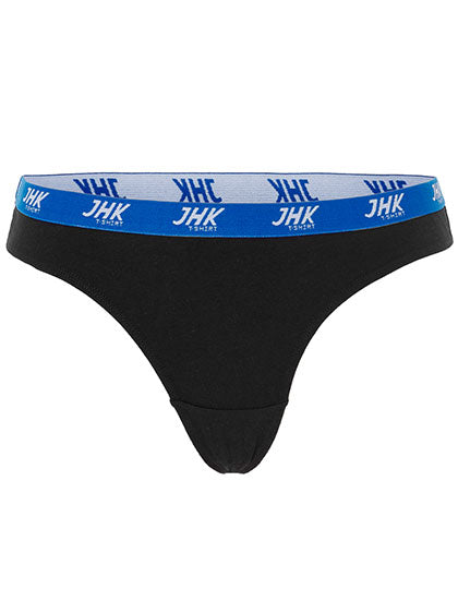 Ladies´ Thong (3 Pack) in Black, Größe XXL
