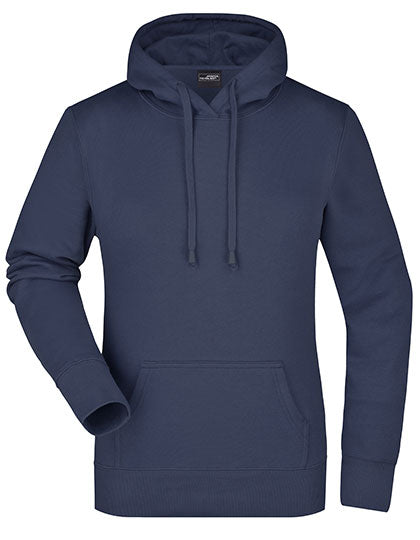 Ladies´ Hooded Sweat in Navy, Größe XXL