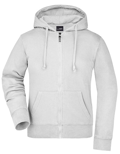 Ladies´ Hooded Jacket in White, Größe XXL