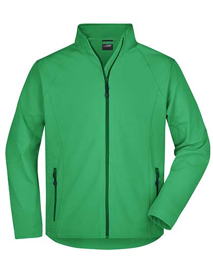 Men´s Softshell Jacket in Green, Größe 3XL