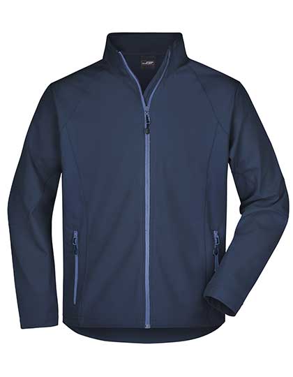 Men´s Softshell Jacket in Navy, Größe 3XL
