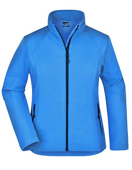 Ladies´ Softshell Jacket in Azur, Größe XXL
