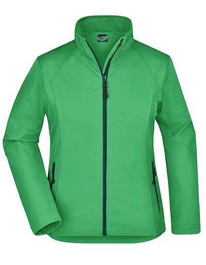 Ladies´ Softshell Jacket in Green, Größe XXL