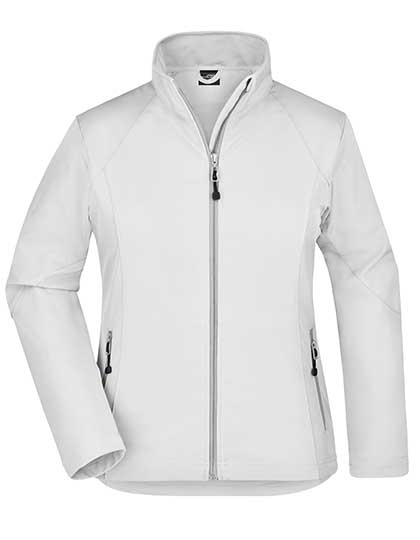 Ladies´ Softshell Jacket in Off White, Größe XXL