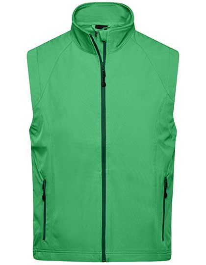 Men´s Softshell Vest in Green, Größe 3XL