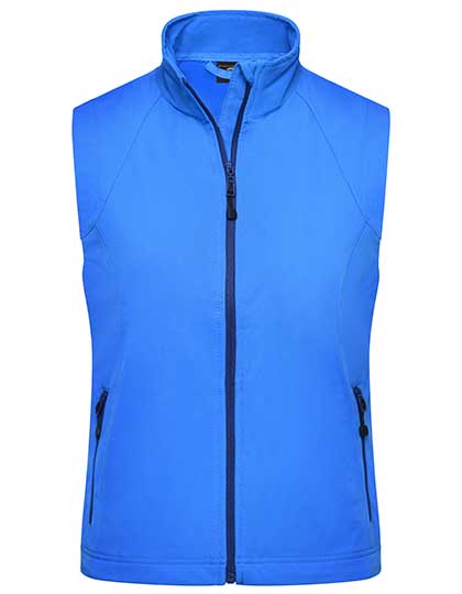 Ladies´ Softshell Vest in Azur, Größe XXL