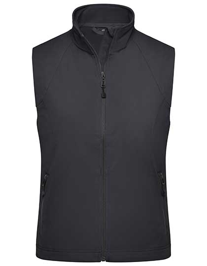 Ladies´ Softshell Vest in Black, Größe XXL