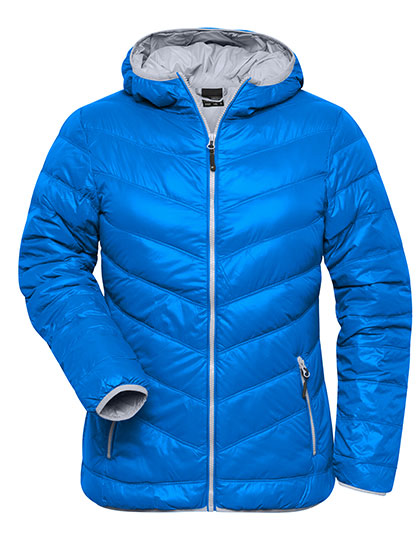 Ladies´ Down Jacket in Blue, Größe XXL