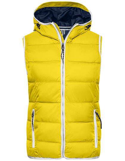 Ladies´ Maritime Vest in Sun Yellow, Größe XXL