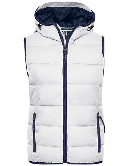 Ladies´ Maritime Vest in White, Größe XXL