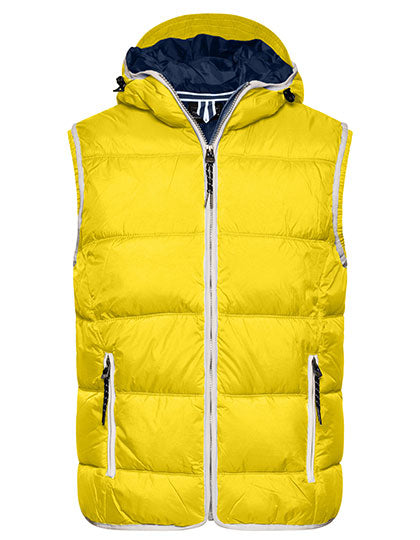 Men´s Maritime Vest in Sun Yellow, Größe 3XL