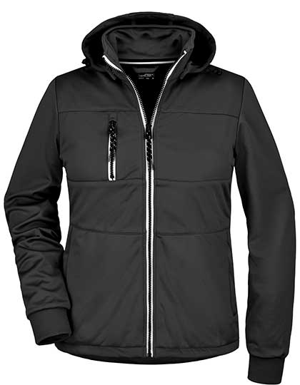 Ladies´ Maritime Jacket in Black, Größe XXL