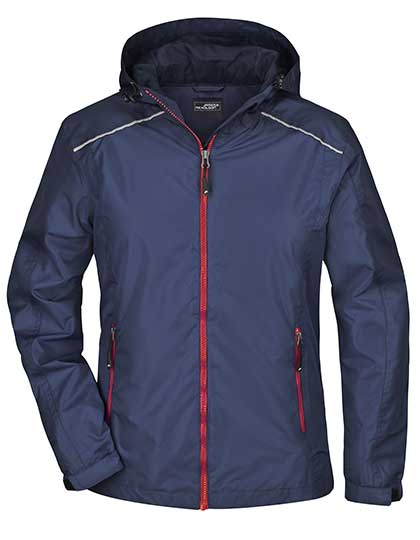 Ladies´ Rain Jacket in Navy, Größe XXL