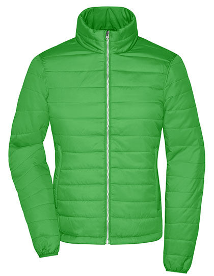 Ladies´ Padded Jacket in Green, Größe XXL