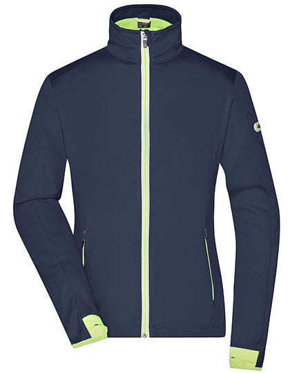 Ladies´ Sports Softshell Jacket in Navy, Größe XXL
