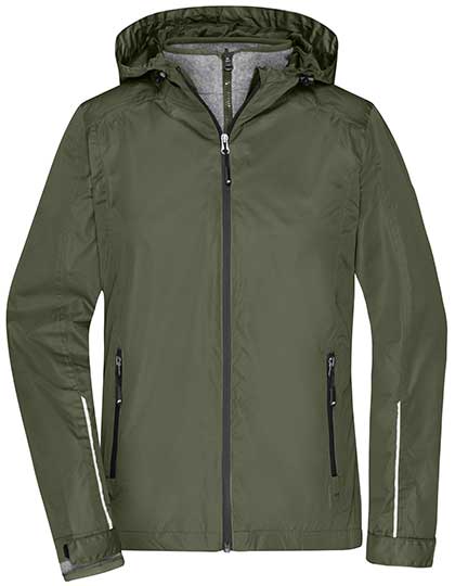 Ladies´ 3-in-1-Jacket in Olive, Größe XXL