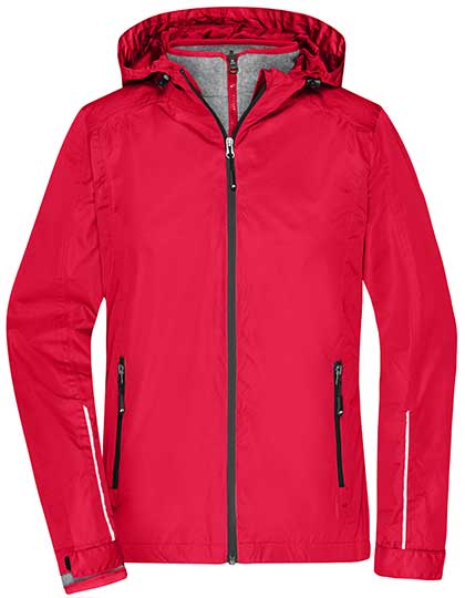 Ladies´ 3-in-1-Jacket in Red, Größe XXL