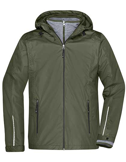 Men´s 3-in-1-Jacket in Olive, Größe 3XL