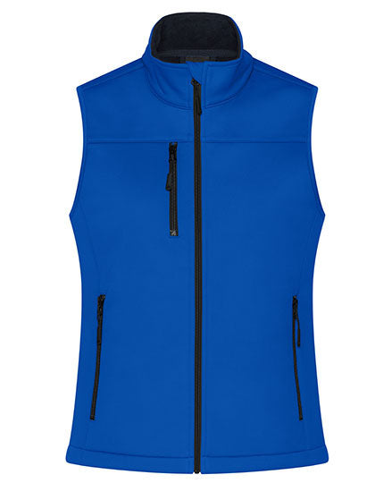 Ladies´ Softshell Vest in Nautic Blue, Größe XXL