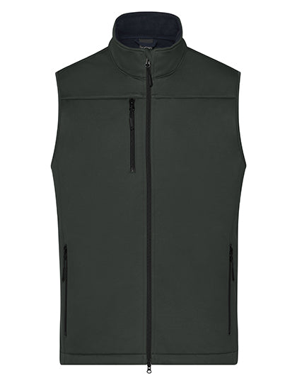Men´s Softshell Vest in Graphite, Größe 3XL