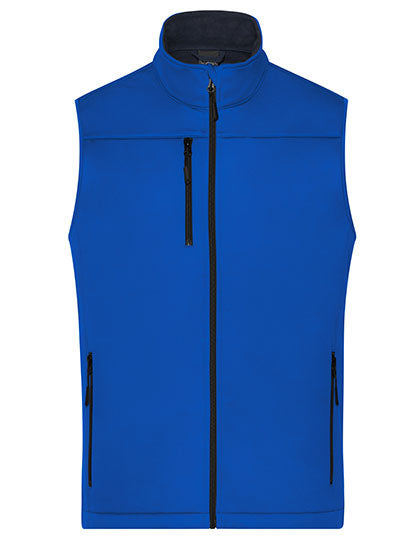 Men´s Softshell Vest in Nautic Blue, Größe 3XL