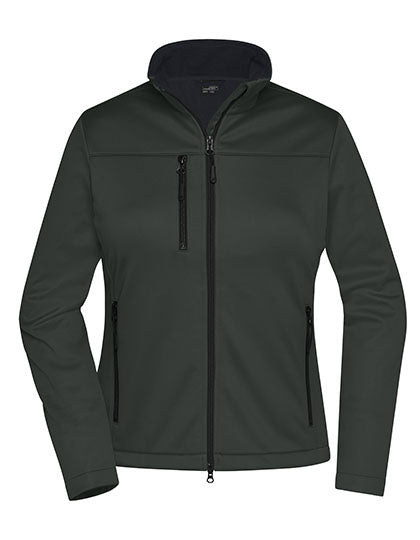 Ladies´ Softshell Jacket in Graphite, Größe XXL