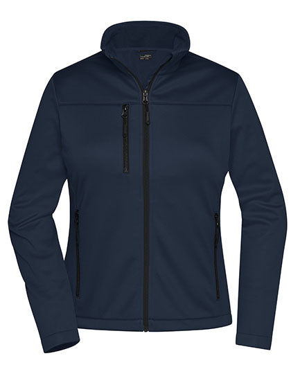 Ladies´ Softshell Jacket in Navy, Größe XXL