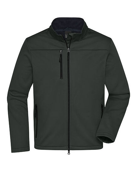 Men´s Softshell Jacket in Graphite, Größe 3XL