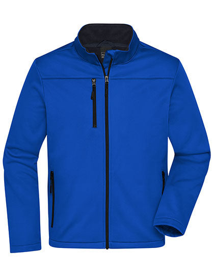 Men´s Softshell Jacket in Nautic Blue, Größe 3XL