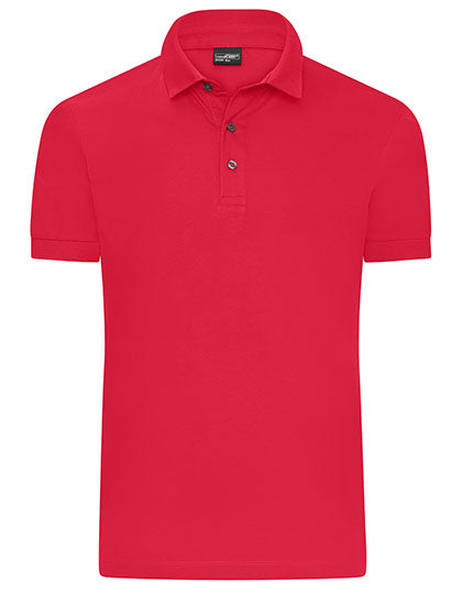 Men´s Mercerised Polo in Light Red, Größe 3XL