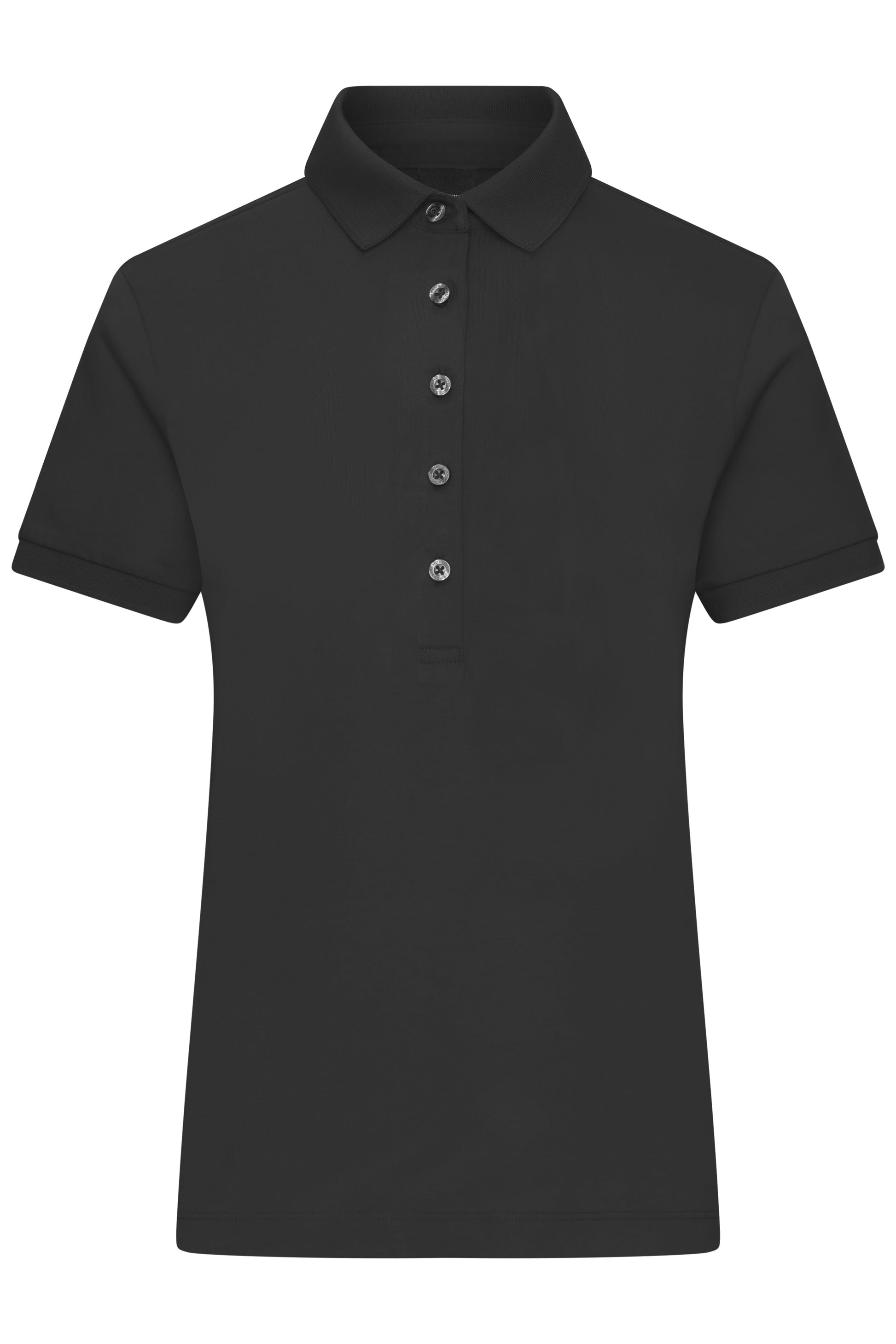 Ladies´ Mercerised Polo in Black, Größe XXL