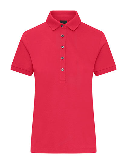 Ladies´ Mercerised Polo in Light Red, Größe XXL