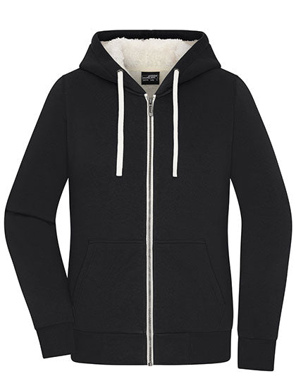 Ladies´ Doubleface Jacket in Black, Größe XXL