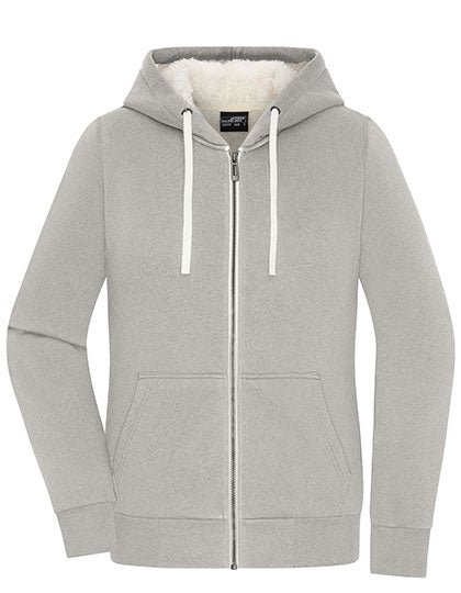 Ladies´ Doubleface Jacket in Light Melange, Größe XXL