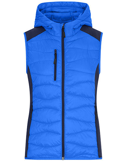 Ladies´ Hybrid Vest in Blue, Größe XXL
