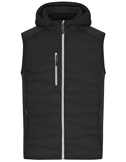 Men´s Hybrid Vest in Black, Größe 3XL