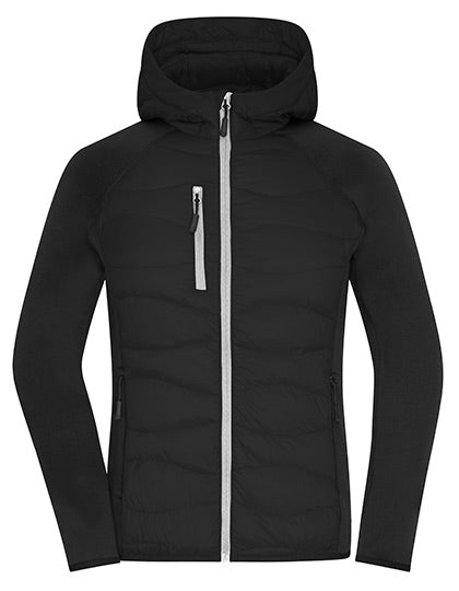 Ladies´ Hybrid Jacket in Black, Größe XXL