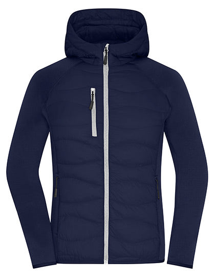 Ladies´ Hybrid Jacket in Navy, Größe XXL